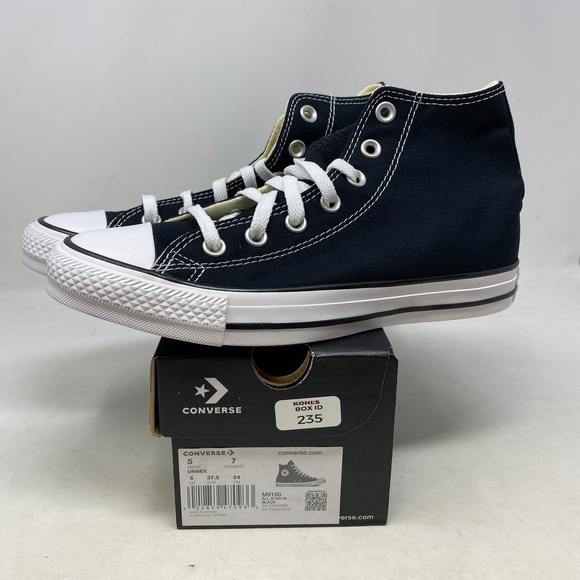 Converse CTAS High Top Black White M9160 Mens Shoes Size 5 New - Picture 2 of 10